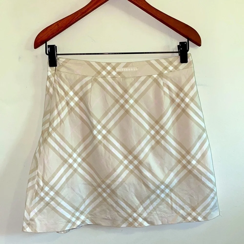 BURBERRY Golf Plaid Tennis Skort - Picture 2 of 13